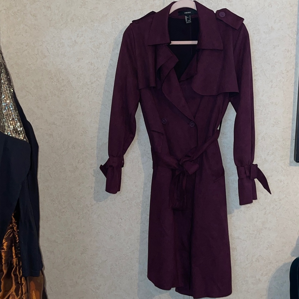 Forever 21 Deep Purple Coat